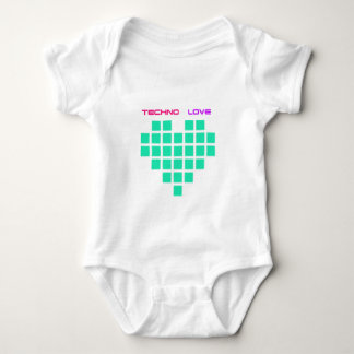 Body Para Bebê Amor de Techno
