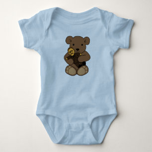 Body Para Bebê Amor do ursinho