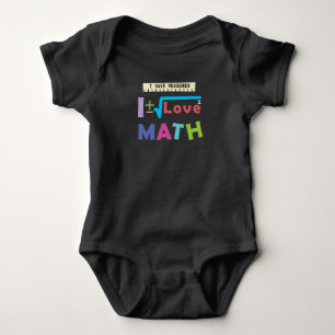 Body Para Bebê Amor em Matemática