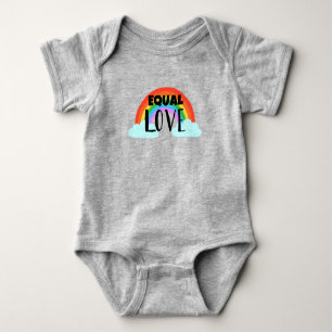 Body Para Bebê Amor igual