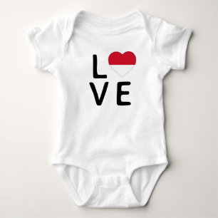 Body Para Bebê Amor - Mônaco Flag