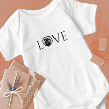  Amor, O é um coração personalizado foto Black Scr