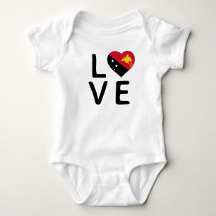 Body Para Bebê Amor - Papua Nova Guiné