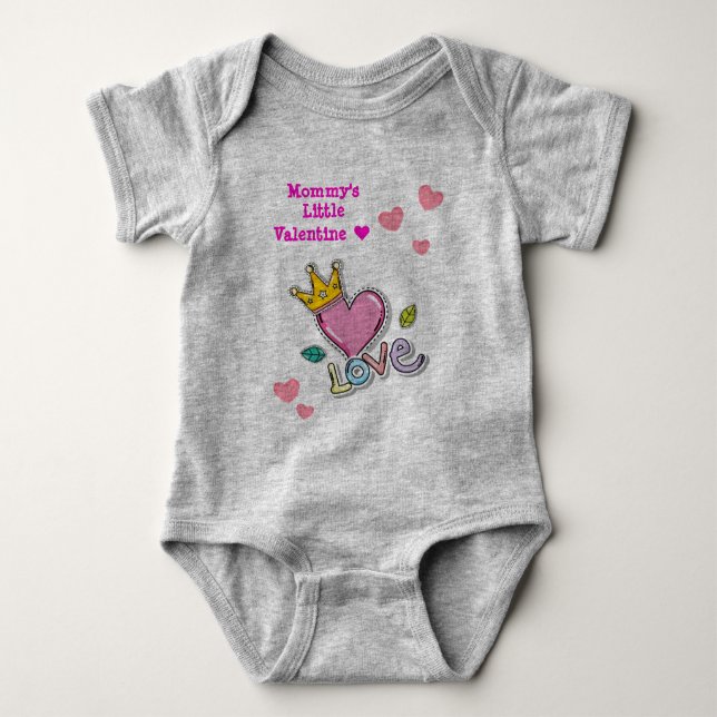 Body Para Bebê AMOR Personalizado - MAMÃE POUCO NAMORADOS: Ótimo (Frente)