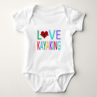 Body Para Bebê Amor que Kayaking