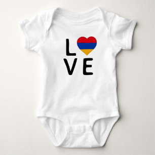 Body Para Bebê Amor - Sinalizador Armênia