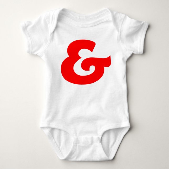 Body Para Bebê Ampersand (Frente)