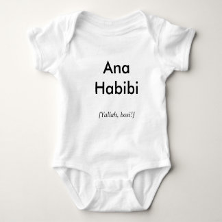 Body Para Bebê Ana Habibi, [Yallah, bosi!]