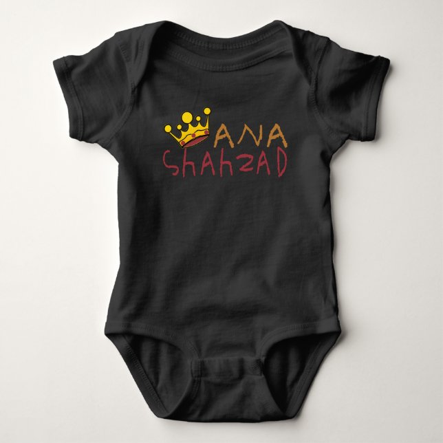 BODY PARA BEBÊ ANA SHAHZAD. (Frente)