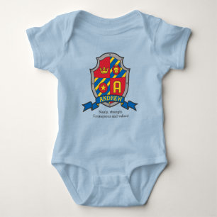 Body Para Bebê Andrew boys nome e significado do escudo de cavale