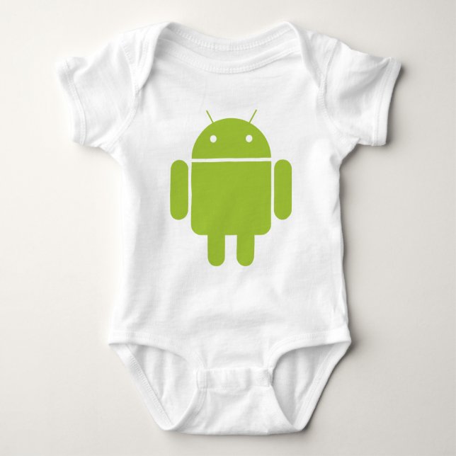 Body Para Bebê Android (Frente)