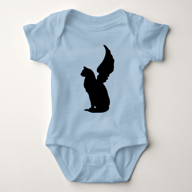 Body Para Bebê Angel Cat T-Shirt (Frente)