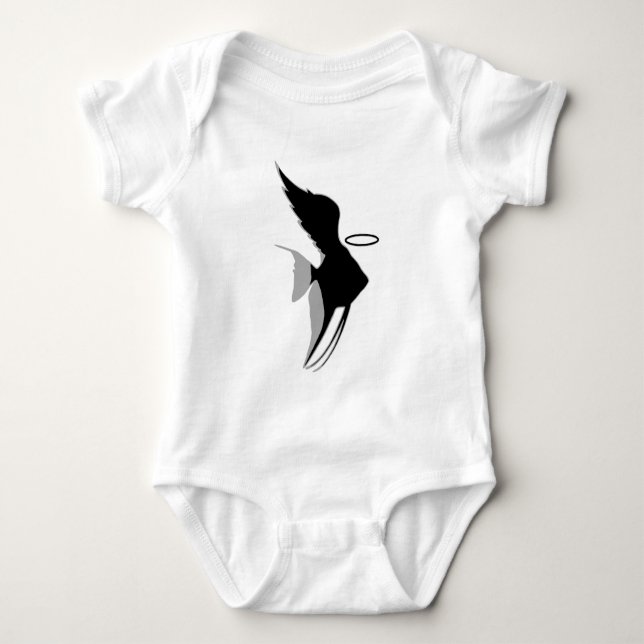 Body Para Bebê Angel Fish Baby T-Shirt (Frente)