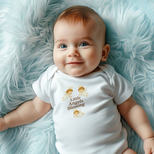 Body Para Bebê Angels Blessing – Baby Bodysuit | Baptism & GIFT (Criador carregado)