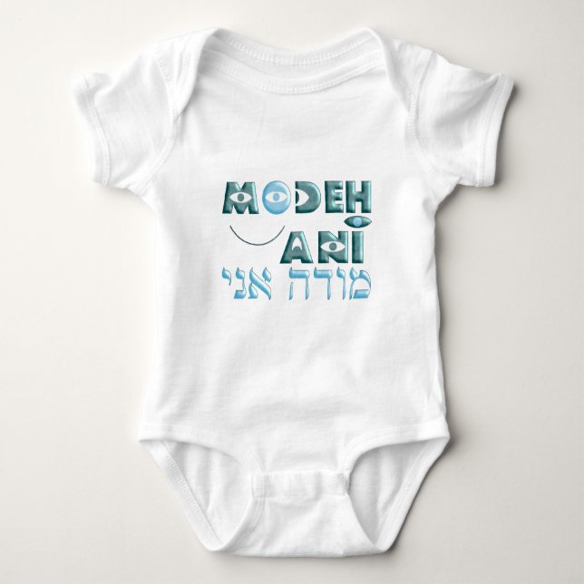 Body Para Bebê Ani de Modeh (Frente)