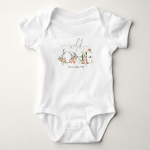 Body Para Bebê Animais Selvagens Selvagens De Florestas Whimsical
