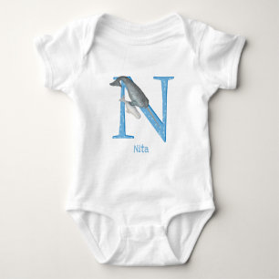 Body Para Bebê Animal ABC N é destinado a vestuário para bebês na