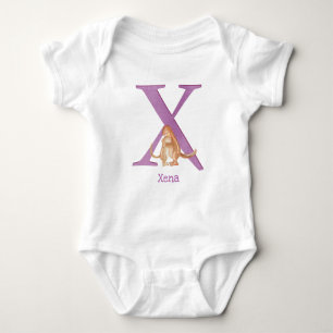 Body Para Bebê Animal ABC X é para o biqueira de bebê