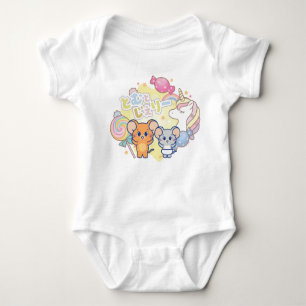 Body Para Bebê Anime Magical Candyland com Jerry e Tuffy
