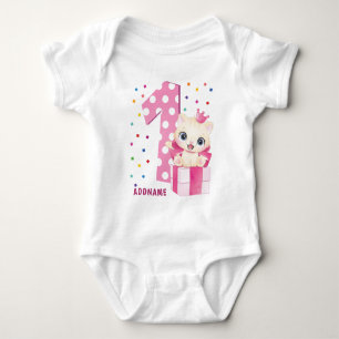 Body Para Bebê Aniversário de 1 ano Primeiro Aniversário do Beb