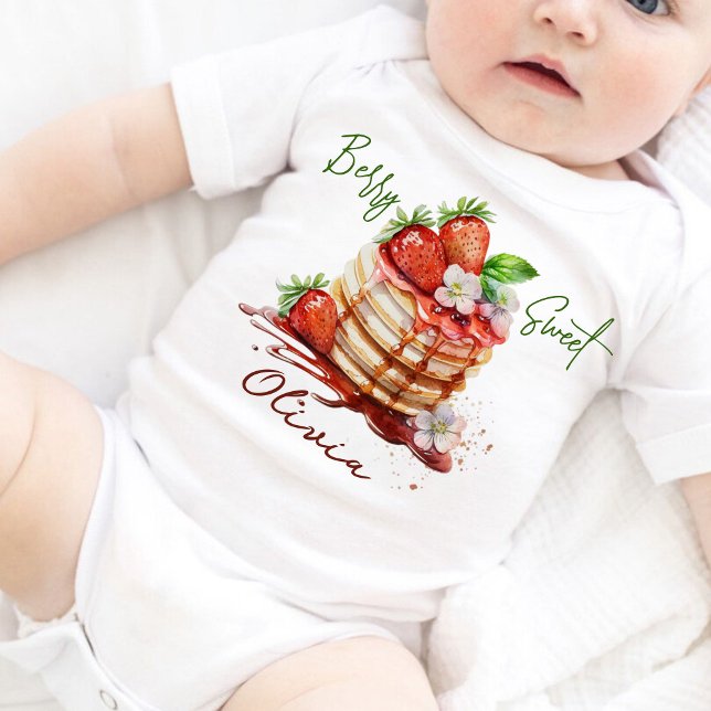 Body Para Bebê Aniversário de um ano da Custom Berry (Criador carregado)