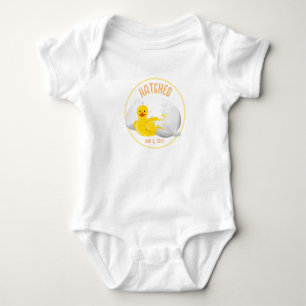 Body Para Bebê Aniversário do Bebê que Eclodiu