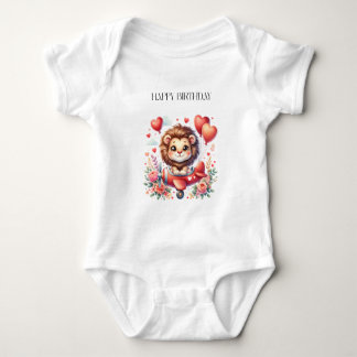 Body Para Bebê Aniversário do Leão Voador