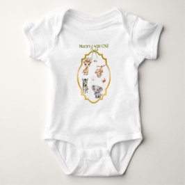Body Para Bebê Aniversário do Pequeno Selvagem