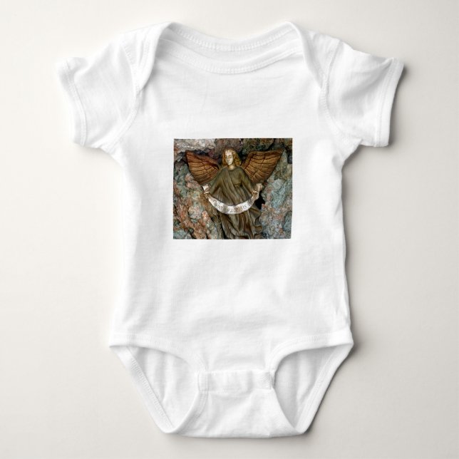 Body Para Bebê Anjo na Gruta (Frente)