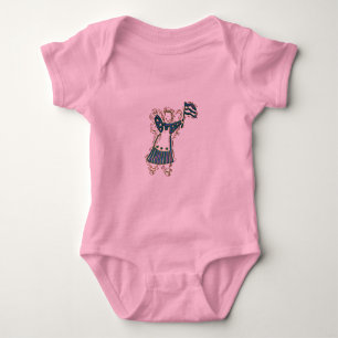Body Para Bebê Anjo Patriótico