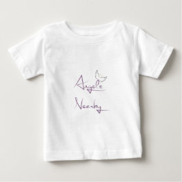 Body Para Bebê Anjos Por Perto Presente de Fé / Batismo Presente