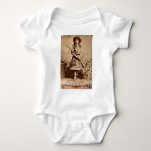 Body Para Bebê Annie Oakley Sepia