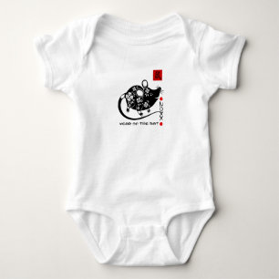Body Para Bebê Ano Chinês do Rato Ano Personalizado