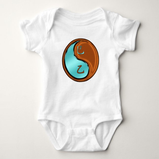 Body Para Bebê Ano da Serpente de Madeira (Frente)