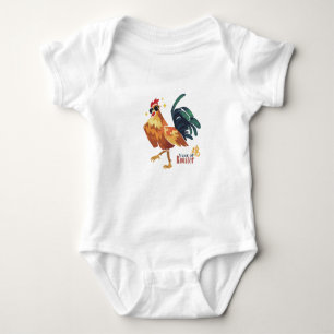 Body Para Bebê Ano de galo, caráter chinês, Bodysuit do bebê