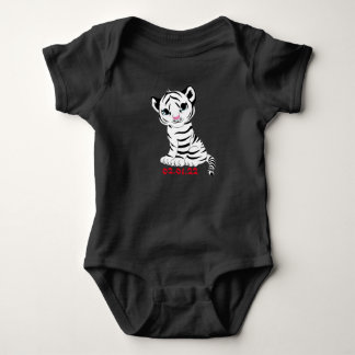 Body Para Bebê Ano do Bebê Tiger Bebê Roupa de Bebê