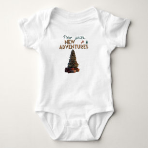 Body Para Bebê Ano Novo, Novas Aventuras Bebê Roupa