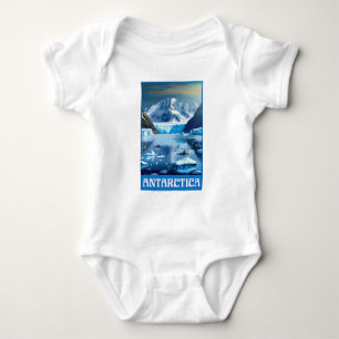 Body Para Bebê Antártica