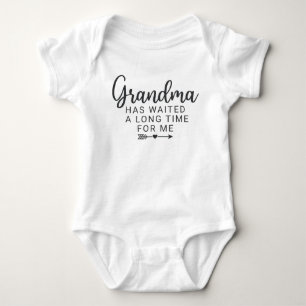 Body Para Bebê Anúncio da Vovó Baby