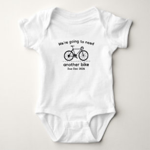 Body Para Bebê Anúncio de Bebê Ciclista - Bebê Andando de Bicicle