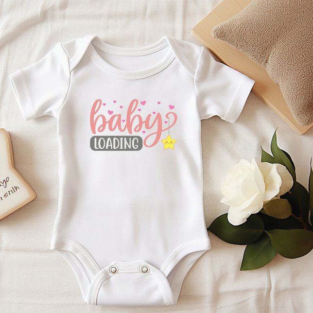 Body Para Bebê Anúncio de Gravidez Bebê a Caminho (Criador carregado)