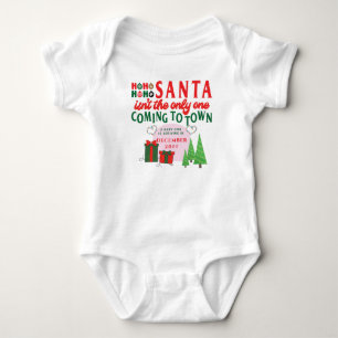 Body Para Bebê Anúncio de Gravidez de Natal Revelação de Maternid