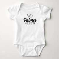 Anúncio de Gravidez Personalizado Nome do Bebê, 