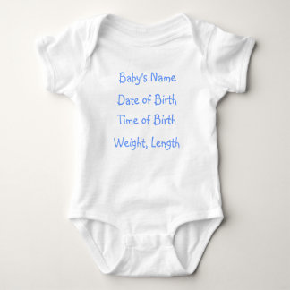 Body Para Bebê Anúncio de nascimento, Onsie!