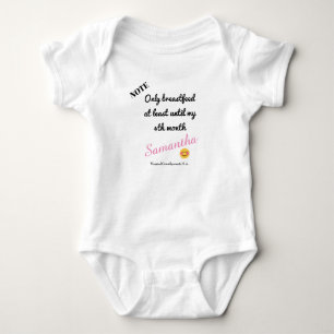 Body Para Bebê Apenas amamentar