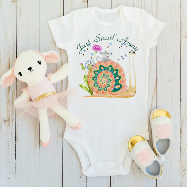 Body Para Bebê Apenas Caracol Fora De Caracol (Criador carregado)