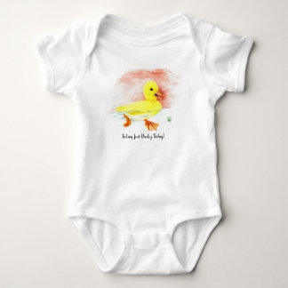 Body Para Bebê "Apenas Ducky"