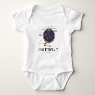 Body Para Bebê Apenas Eyeball o (dizer da aproximação da anatom