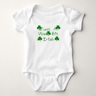 Body Para Bebê Apenas um irlandês pequenino do bocado