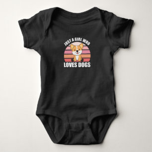 Body Para Bebê Apenas Uma Menina Corgis Adora Kawaii Dog Corgi